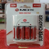CARGADOR C/PILA RECARGABLE AA MOX MO-CB792