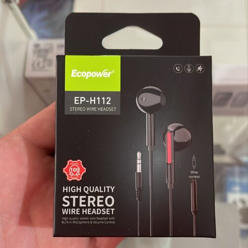 AURICULAR A CABLE ECOPOWER EP-H112 SIN GOMA