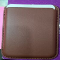 BILLETERA MAGNETICA IPHONE MARRON OSCURO