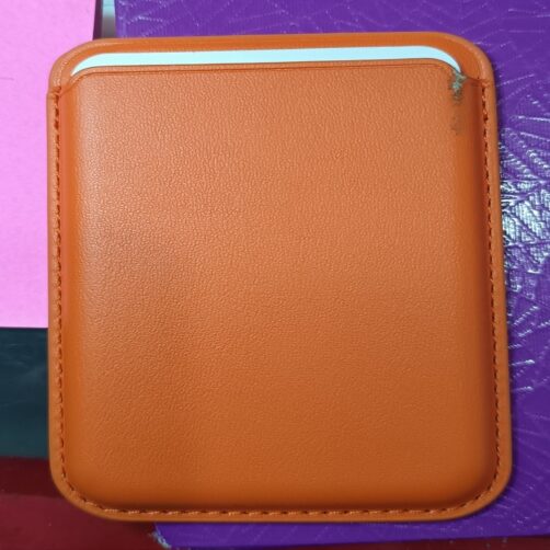 BILLETERA MAGNETICA IPHONE NARANJA