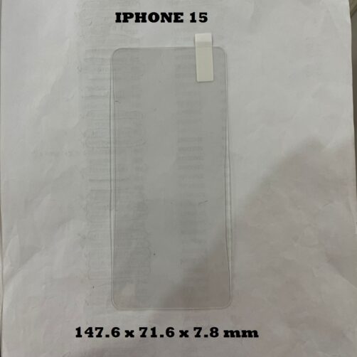 VIDRIO IPHONE 15 NORMAL