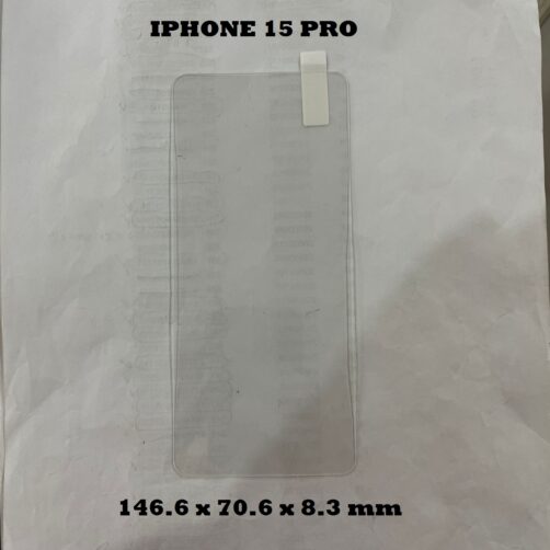 VIDRIO IPHONE 15 PRO NORMAL