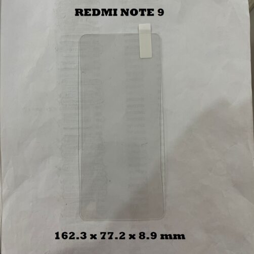 VIDRIO REDMI NOTE 9