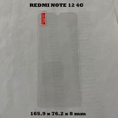 VIDRIO REDMI NOTE 12 4G