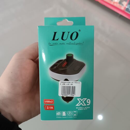 TRANSMISOR BT/RADIO 2 USB LUO X9