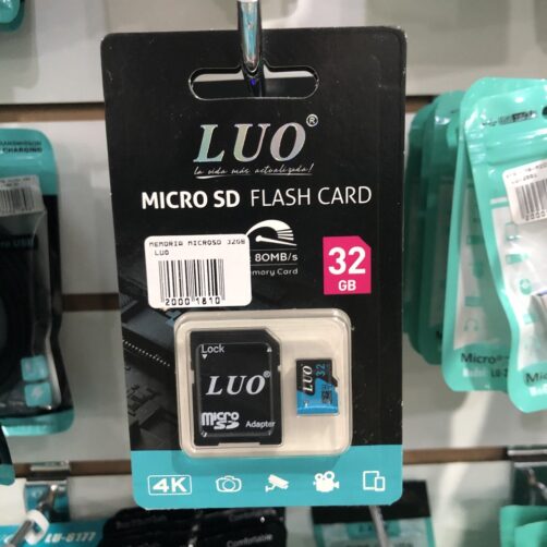 MEMORIA MICROSD 32GB LUO