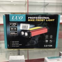LINTERNA P/BICICLETA A PILA RECARGABLE LUO LU-124
