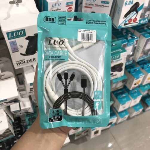 CABLE UNIVERSAL CELULAR LUO 1.2M LU-1118