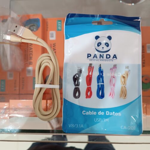 CABLE MICROUSB-USB A V8 1M CA-201 PANDA