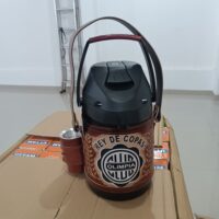 TERMO 2,5L DE CUERO ARTESANAL C/GUAMPA