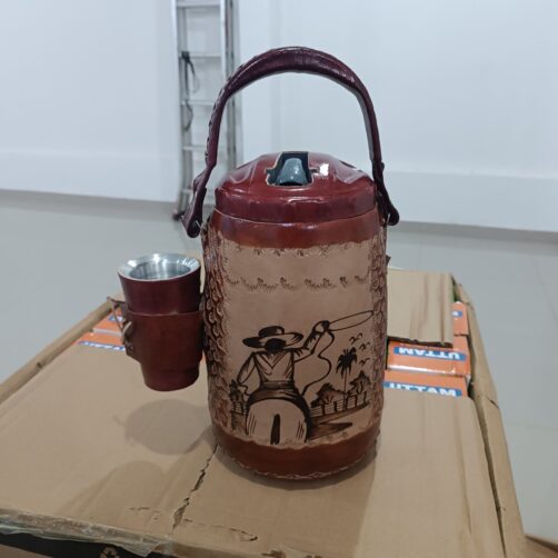 TERMO DE CUERO SOPRANO ARTESANAL TERERE