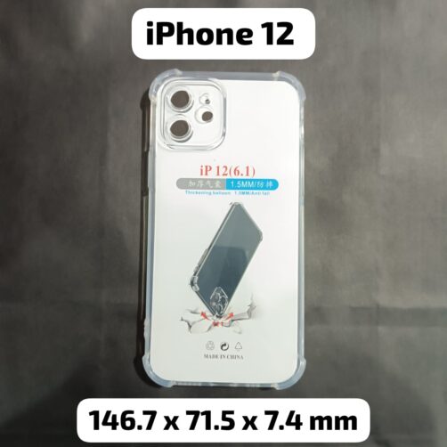 CAPA IPHONE 12 TRANSPARENTE