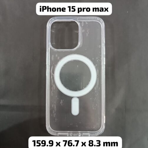 CAPA IPHONE 15 PRO MAX CLEAR MAGNETIC