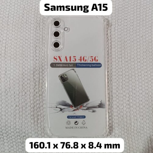 CAPA SAMSUNG A15 TRANSPARENTE