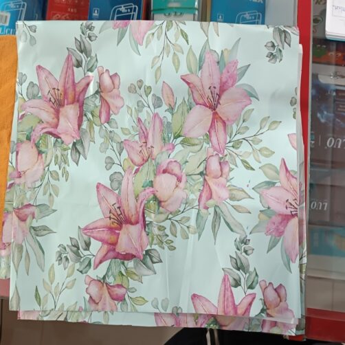 PAPEL PARA REGALO TIPO BOLSITA DE FLORES