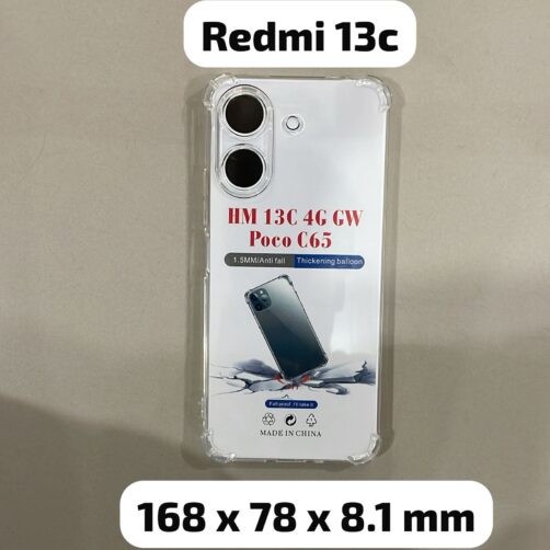 CAPA REDMI 13C TRANSPARENTE