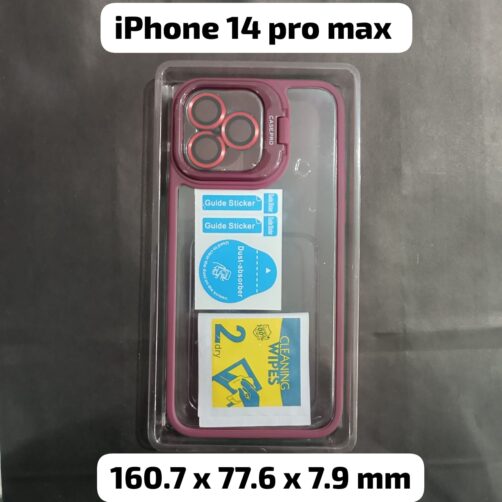 CAPA IPHONE 14 PRO MAX SOPORTE Y PROTECTOR DE CAMA