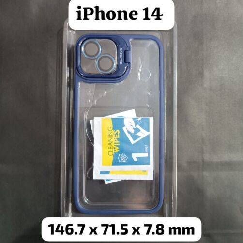 CAPA IPHONE 14 SOPORTE Y PROTECTOR DE CAMARA