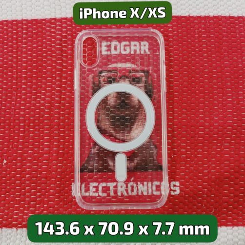 CAPA IPHONE XS TRANSPARENTE MAGNETICO