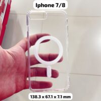 CAPA IPHONE 7/8 TRANSPARENTE MAGNETICO
