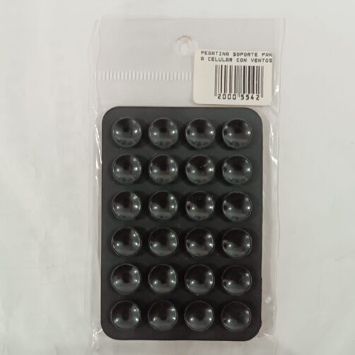 PEGATINA SOPORTE PARA CELULAR CON VENTOSA P/PARED