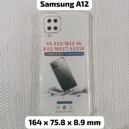 CAPA SAMSUNG A12/M12 TRANSPARENTE