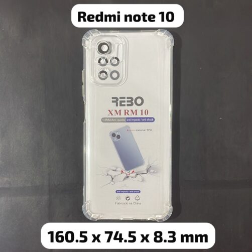 CAPA REDMI NOTE 10 4G TRANSPARENTE