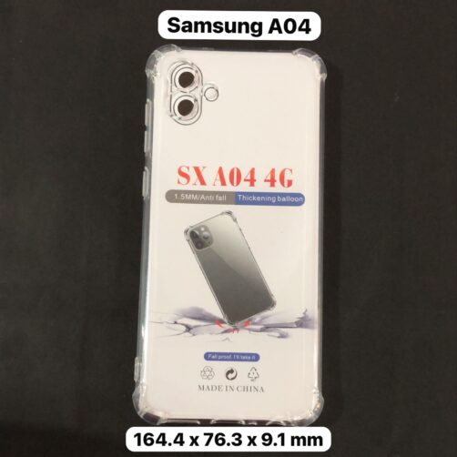 CAPA SAMSUNG A04 TRANSPARENTE
