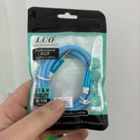 CABLE AUXILIAR LUO 1M MALLADO COLORIDO LU-1119