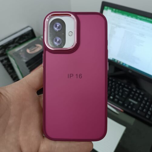 CAPA IPHONE 16 FUSCA S/MAGSAFE ABIERTO
