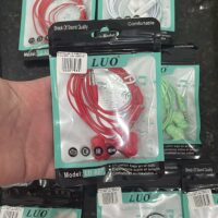 AURICULAR A CABLE LUO LU-A07 CON GOMITA JACK