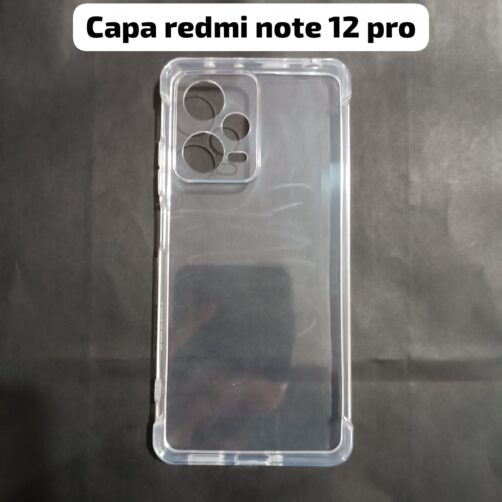 CAPA REDMI NOTE 12 PRO 5G TRANSPARENTE