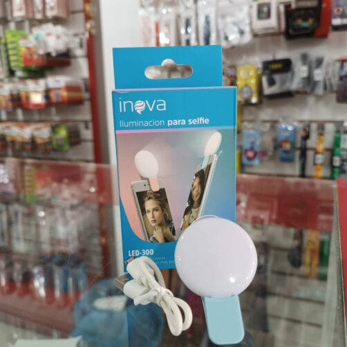 MINI ARO DE LUZ PARA CELULAR INOVA LED-300