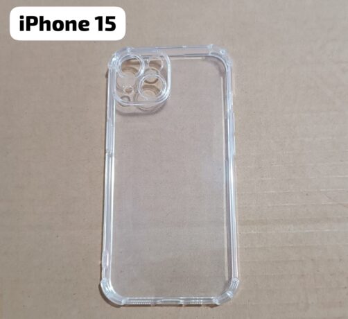 CAPA IPHONE 15 TRANSPARENTE
