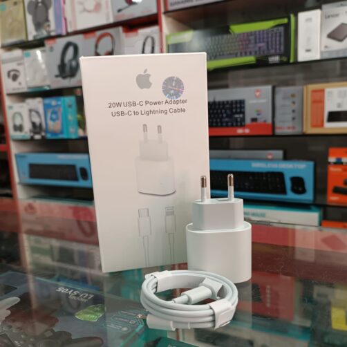 CARGADOR COMPLETO 20W LIGHTNING-TYPEC APPLE