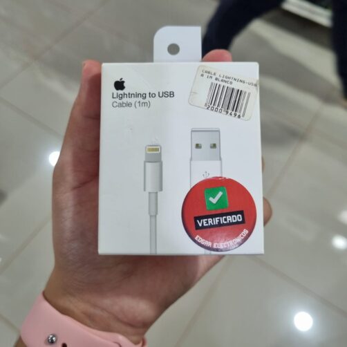 CABLE LIGHTNING-USB A 1M BLANCO