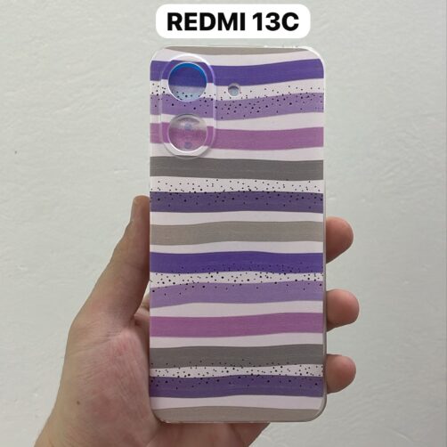 CAPA REDMI 13C A RAYAS