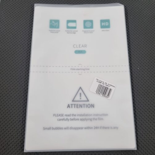 PELICULA DE HIDROGEL CLEAR AA HAXLY