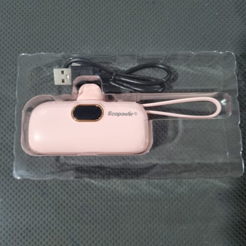 CARGADOR PORTATITL 5.200MAH ROSA EP-C873 ECOPOWER