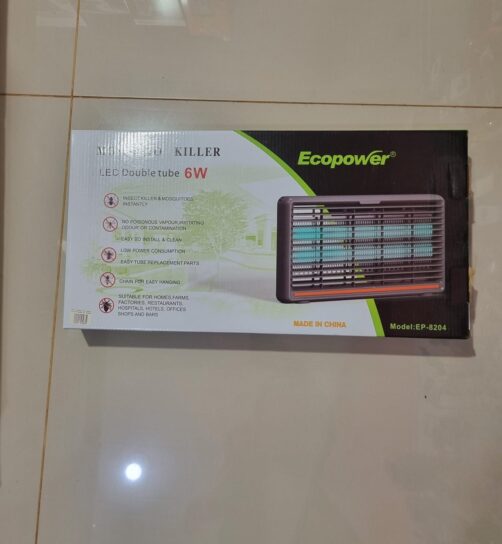MATA MOSQUITOS PARRILLA EP-8204 6W ECOPOWER