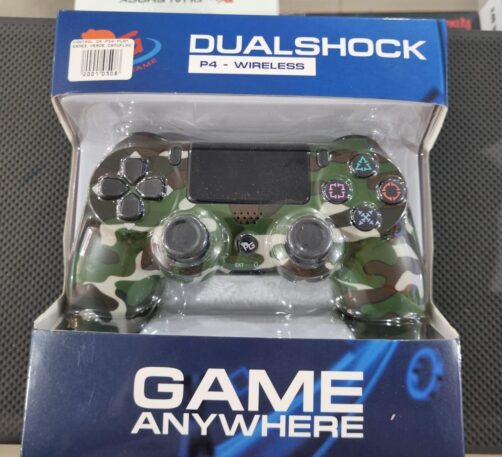 CONTROL DE PS4 PLAY GAMES VERDE CAMUFLADO