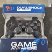 CONTROL DE PS4 PLAY GAME ROJO TRANSPARENTE