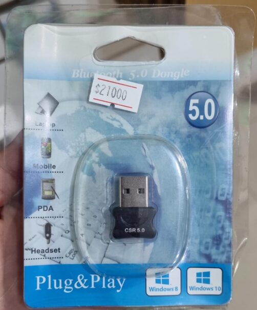 ADAPTADOR BLUETOOTH PARA PC 5.0 DONGLE
