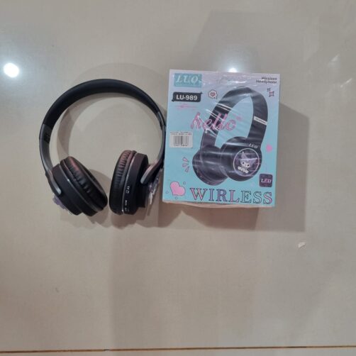 AUDIFONO INALAMBRICO CONEJO NEGRO LU-989 LUO