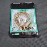AURICULAR A CABLE C/GOMA BEIGE JACK LU-A04 LUO