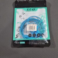 AURICULAR A CABLE C/GOMA AZUL JACK LU-A04 LUO