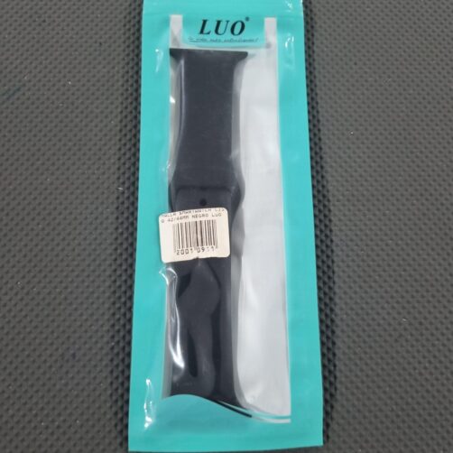 MALLA SMARTWATCH LISO 42/44MM NEGRO LUO