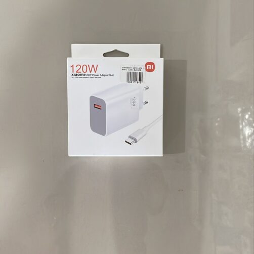CARGADOR COMPLETO XIAOMI 120W BLANCO
