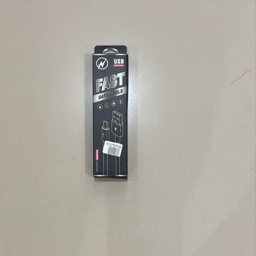CABLE MICROUSB-USB A 1M FAST DATA CABLE NEGRO
