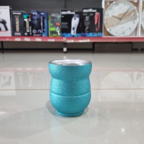 GUAMPA CON BRILLOS CELESTE ALUMINIO 140ML